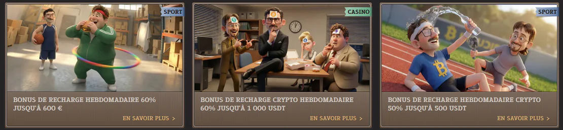 Conditions des offres chez SpinBoss